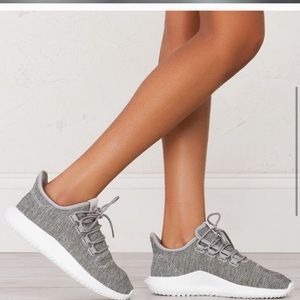 Adidas | Gray Tubular Shadow Knit Sneaker | 7.5